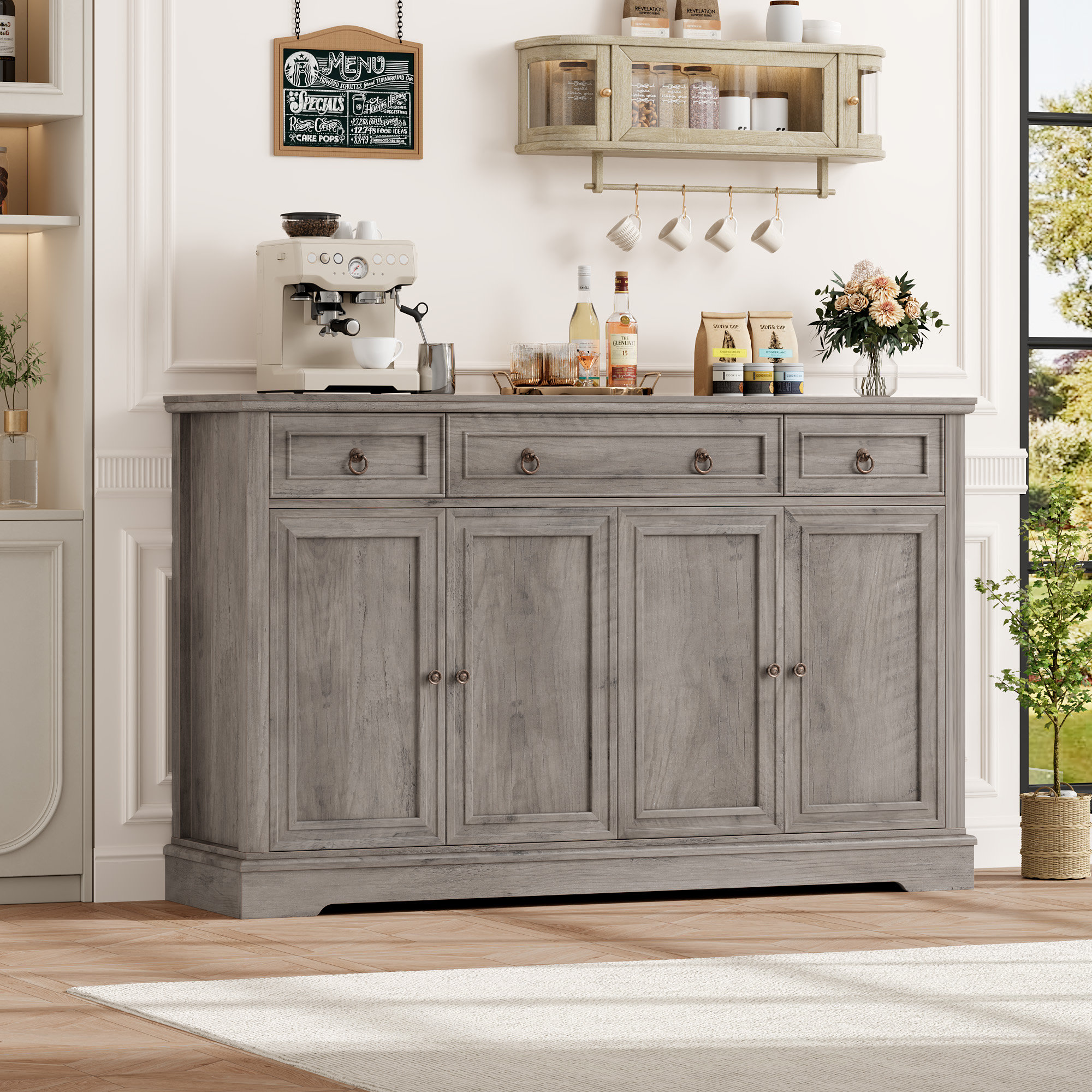 Winston Porter Shondolyn 54'' Sideboard Buffet with Drawers